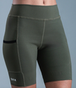 Biker Terret Flowmotion Olive Mujer