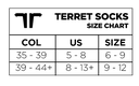 Medias Terret Con Compresión Reflective Army White 6-9