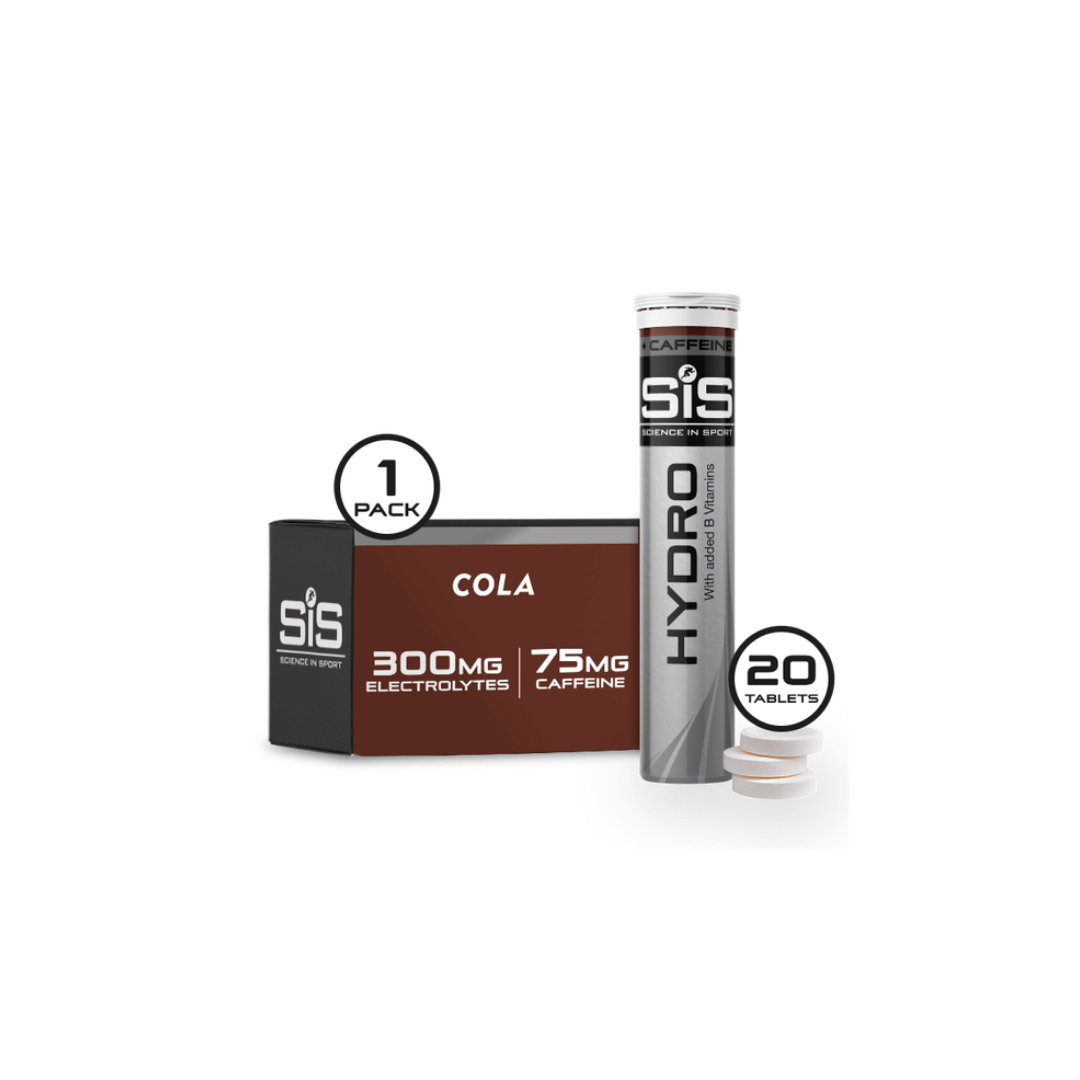 SIS EFERVESCENTE HYDRO + CAFEINE COLA 20 TABLETS