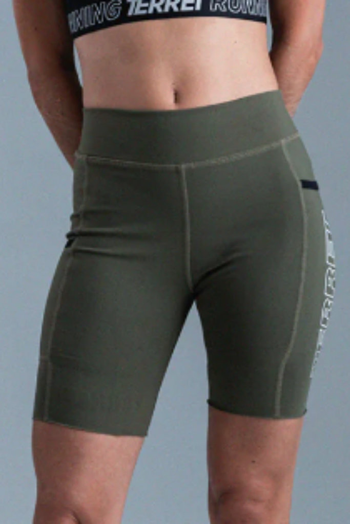 Biker Terret Flowmotion Olive Mujer
